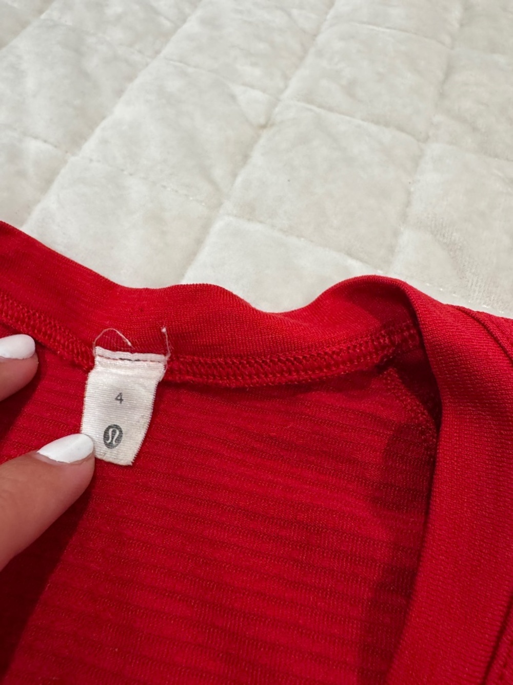 Lululemon Swiftly Tech Short Sleeve 2.0 Dark Red - Picture 5 of 5